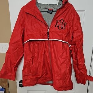 Charles River rain coat with hood